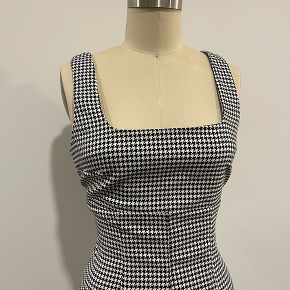 H&M Herringbone square neck dress - Picture 3 of 6